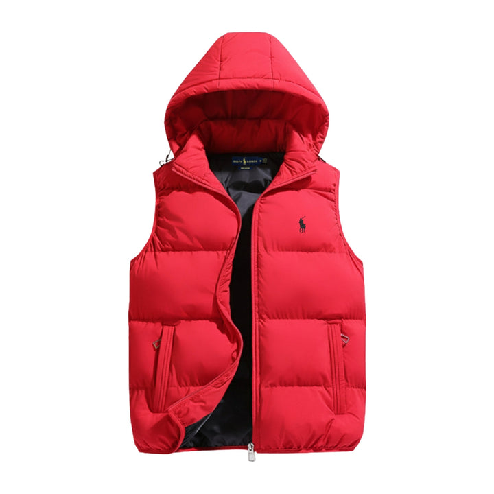 Padded vest with hood - Clearance Sale