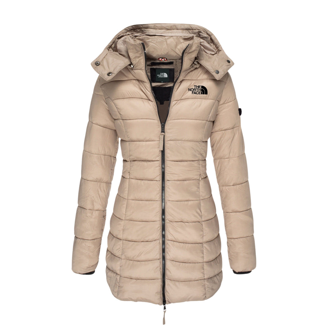 Long Padded Coat with Hood - CLEARANCE PRICE
