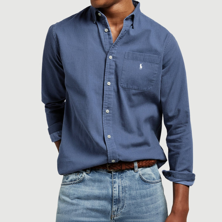 Linen Button-Up Shirt - CLEARANCE SALE