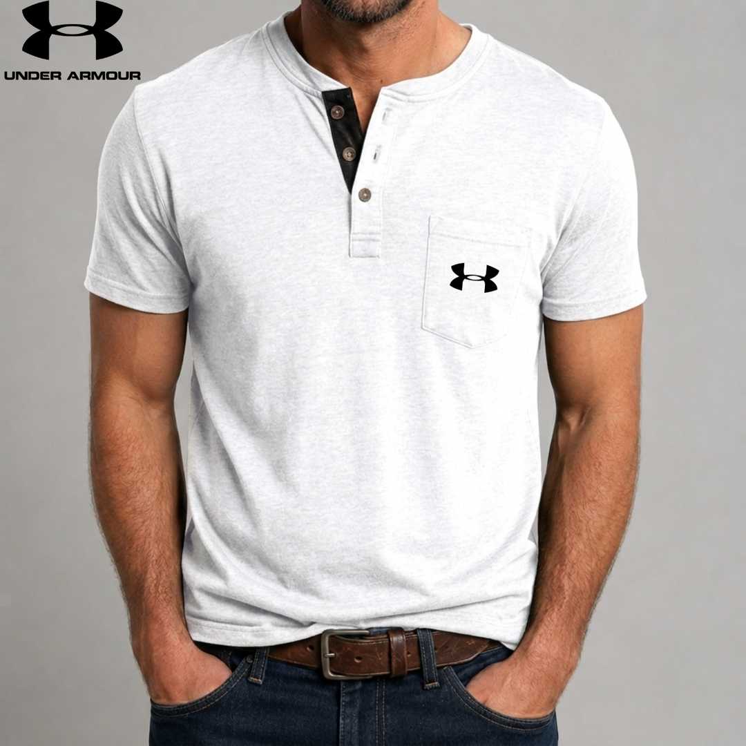 Premium Slub Knit Henley || Clearance Sale