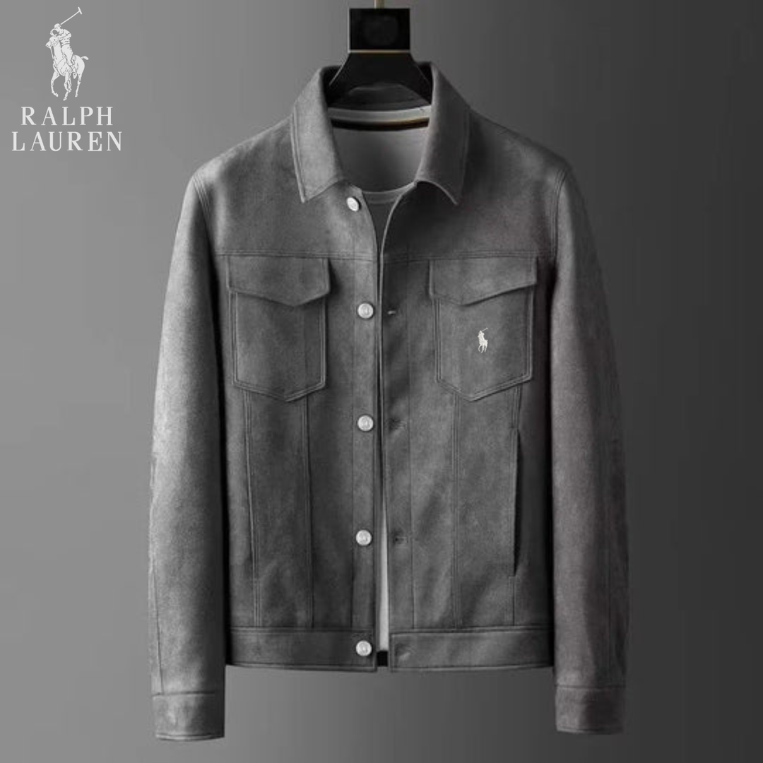 Classic Suede-Style Utility Jacket || Clearance Sale