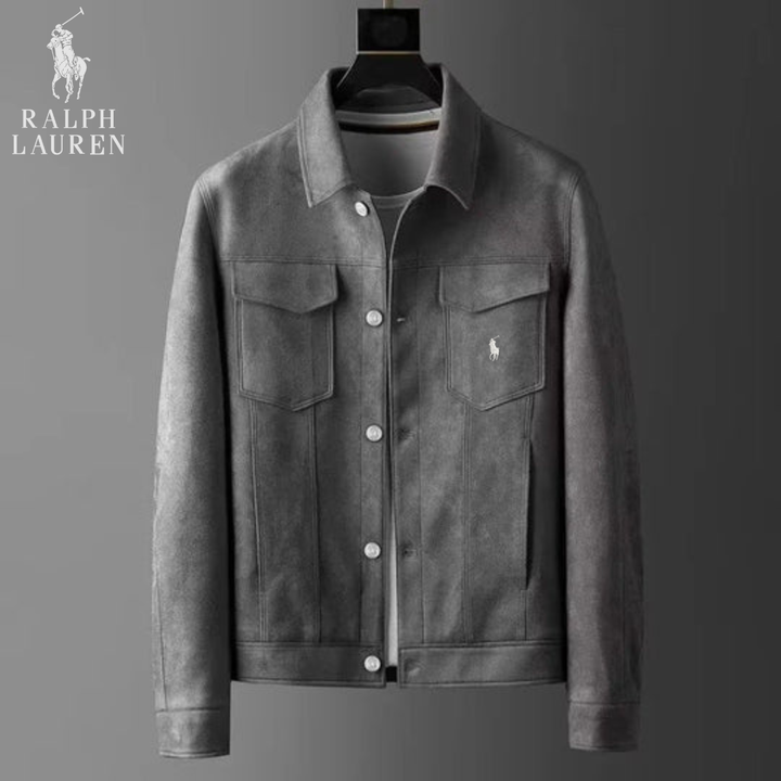 Classic Suede-Style Utility Jacket || Clearance Sale