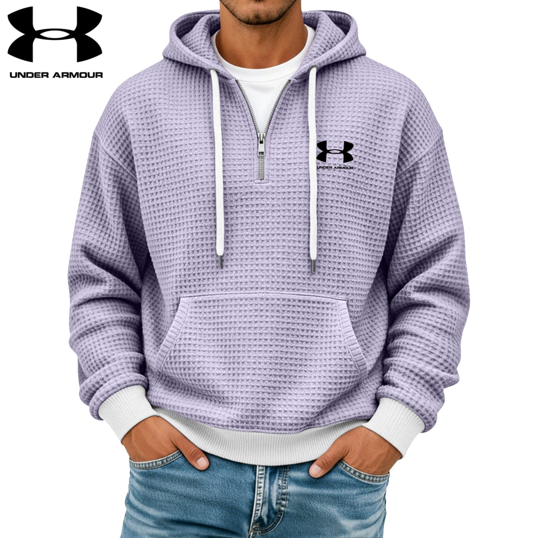 Textured Half-Zip Hoodie || CLEARANCE SALE