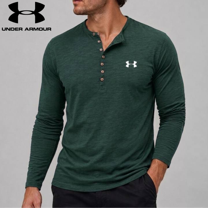 Long-Sleeve Henley || Clearance Sale
