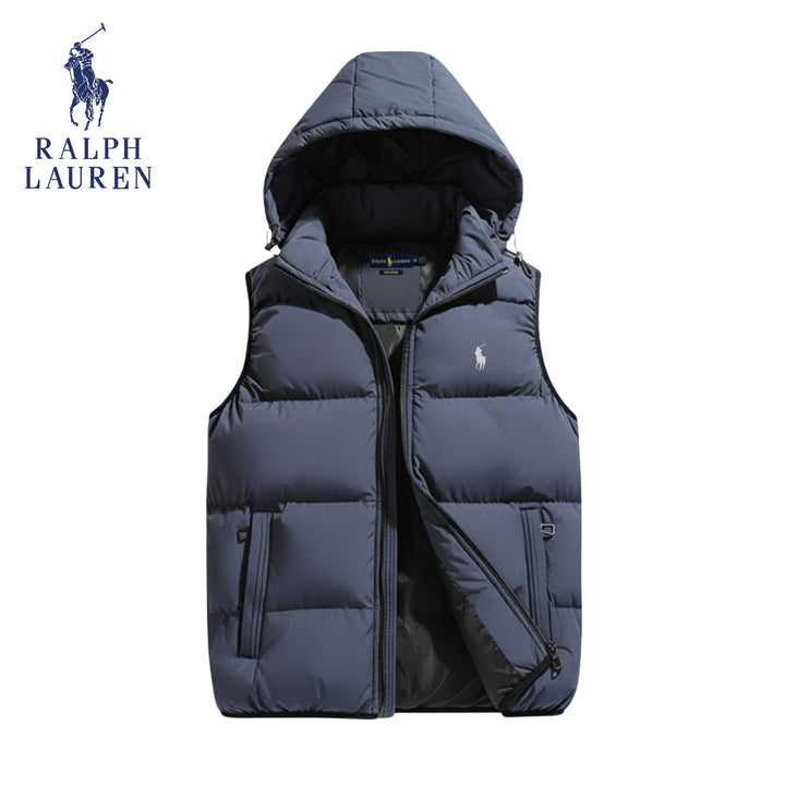Padded vest with hood || Clearance Sale