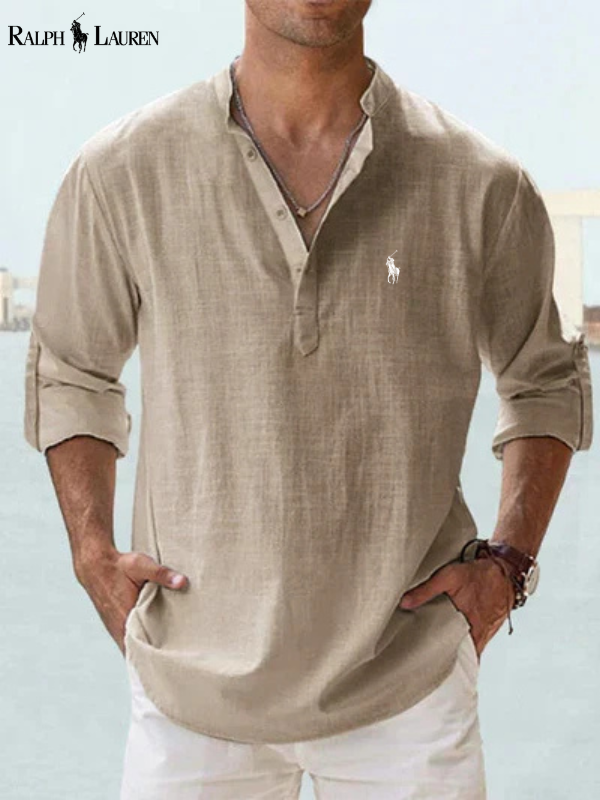 Modern Fit Long-Sleeve Shirt for Smart Casual Wear