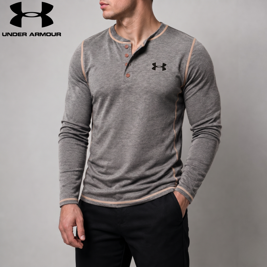 Long-Sleeve Henley || Clearance Sale
