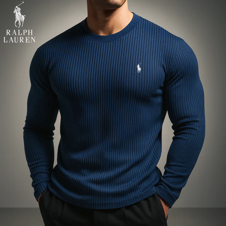 Ribbed Performance Long-Sleeve Knit || Clearance Sale