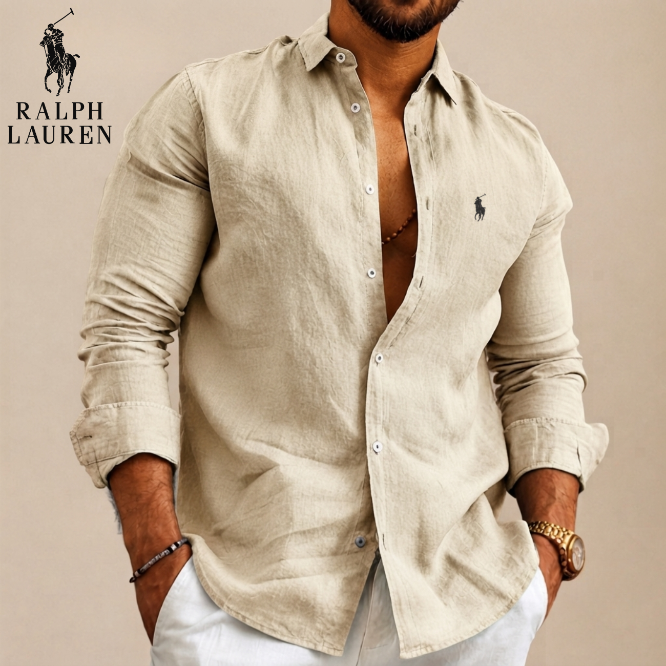 Relaxed Fit Button-Down Shirt || Clearance Sale