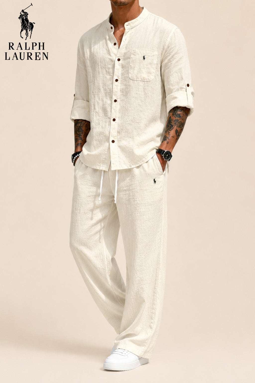 Linen-Cotton Casual Two-Piece Set || Clearance Sale