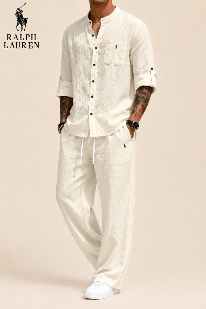 Linen-Cotton Casual Two-Piece Set || Clearance Sale