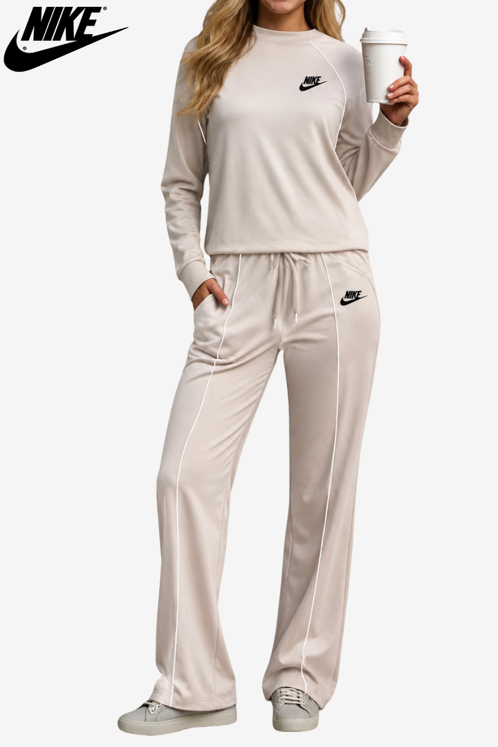 Retro-Piping Knit Lounge Set || Clearance Sale