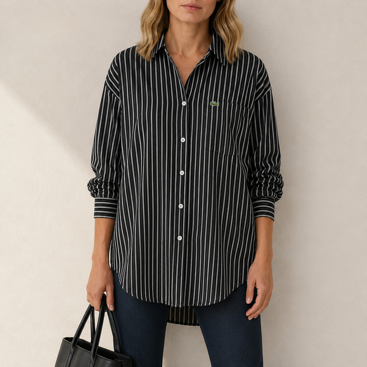 Coastal Stripe Button Shirt - Clearance Sale