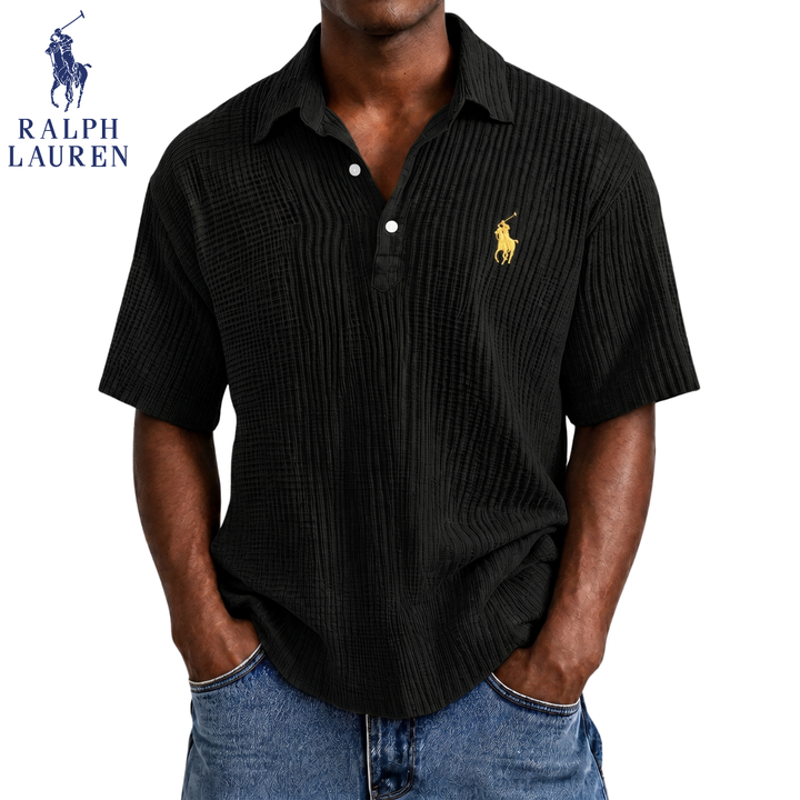 Coastal Breeze Seersucker Polo || Clearance Sale