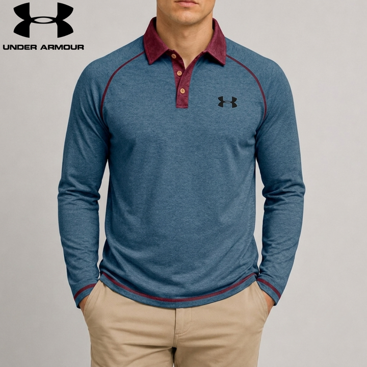 Long Sleeve Polo || Clearance Sale
