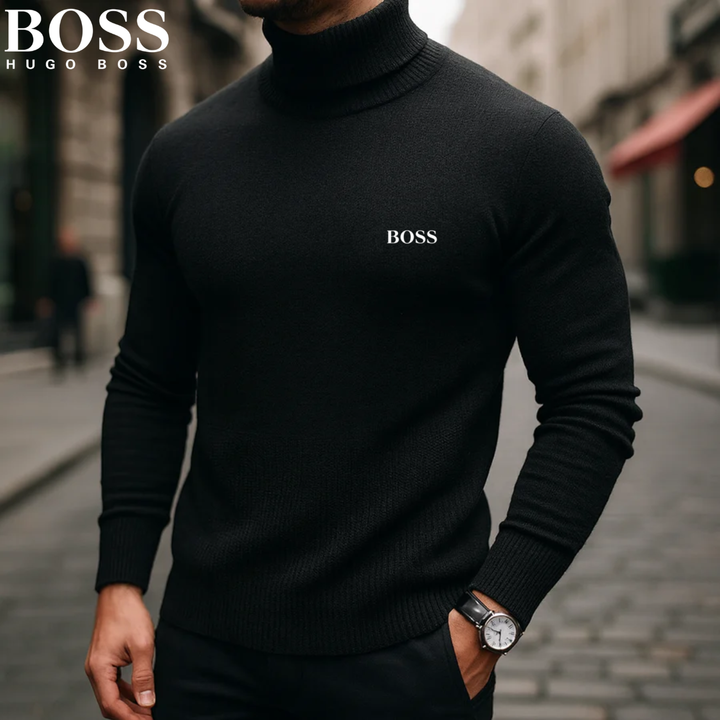 Refined Turtleneck Knit Sweater || Clearance Sale