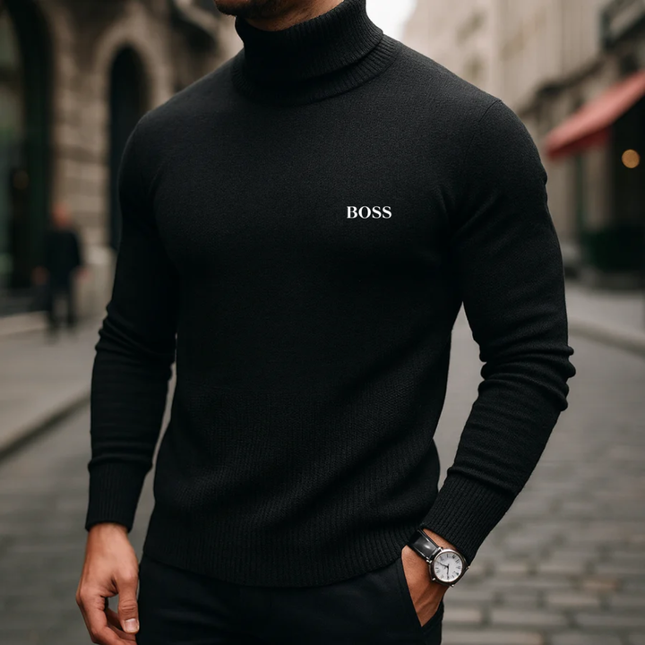 Refined Turtleneck Knit Sweater - Clearance Sale