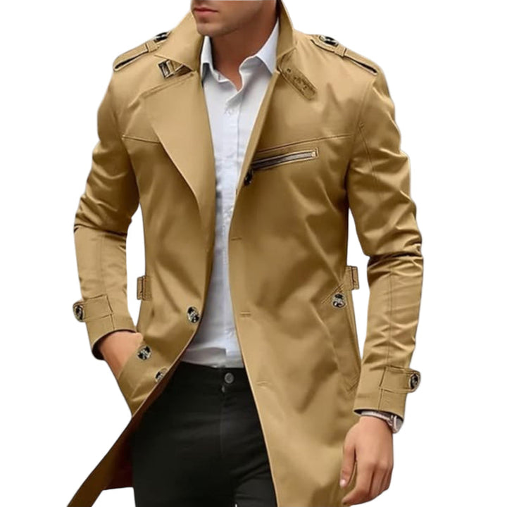 Men’s Tailored Mid-Length Urban Coat || Clearance Sale