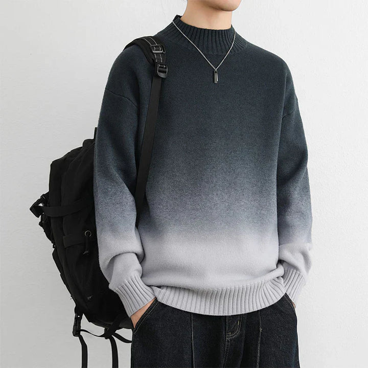 VARELLO OMBRÉ KNIT CREWNECK