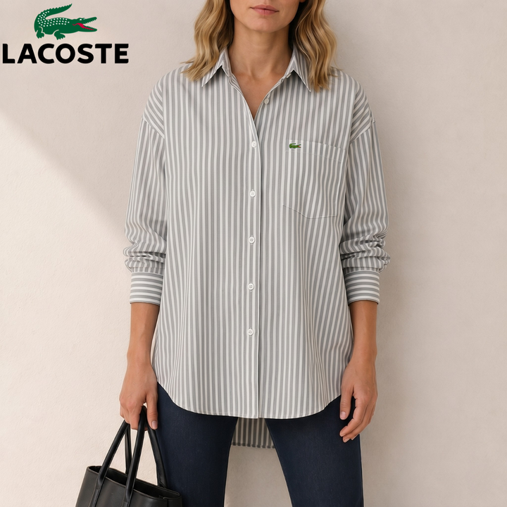 Coastal Stripe Button Shirt || Clearance Sale