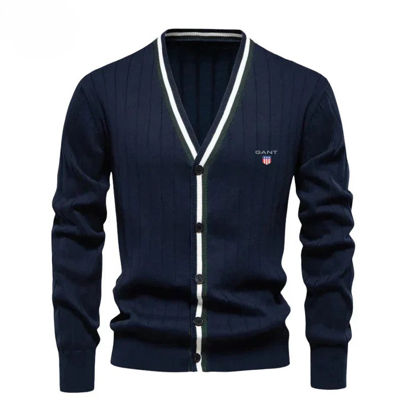 Timeless Ribbed V-Neck Cardigan || Clearance Sale