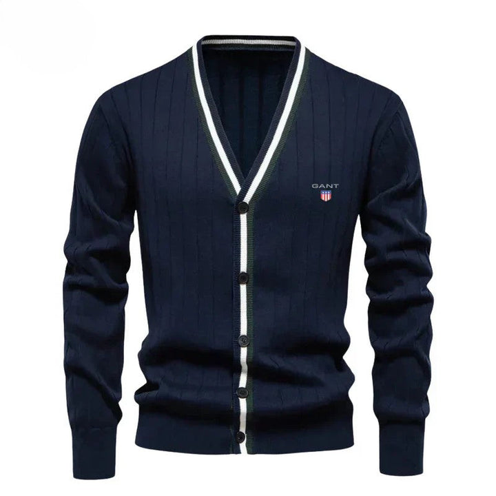 Timeless Ribbed V-Neck Cardigan || Clearance Sale