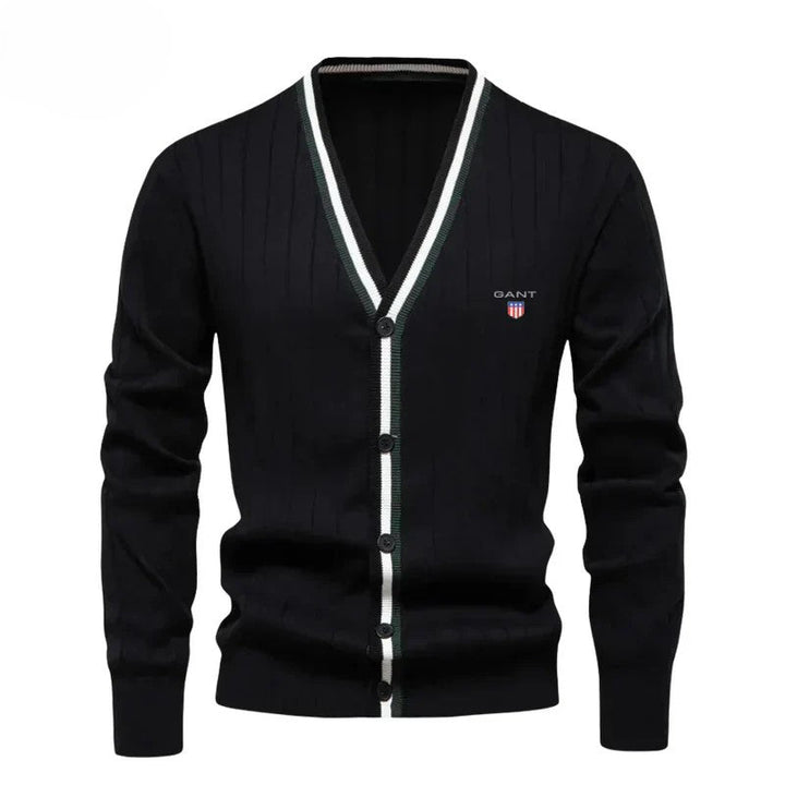Timeless Ribbed V-Neck Cardigan || Clearance Sale