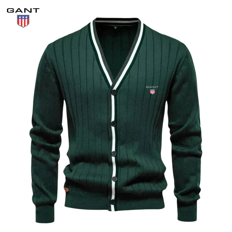 Timeless Ribbed V-Neck Cardigan || Clearance Sale