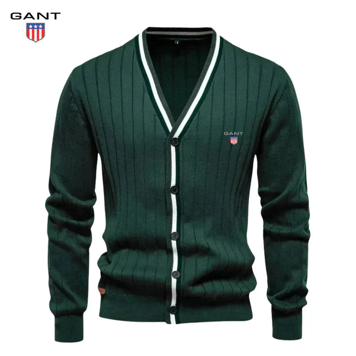 Timeless Ribbed V-Neck Cardigan || Clearance Sale