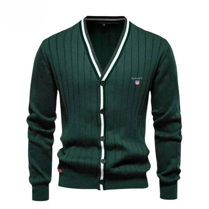 Timeless Ribbed V-Neck Cardigan || Clearance Sale