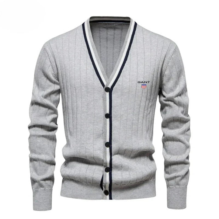 Timeless Ribbed V-Neck Cardigan || Clearance Sale