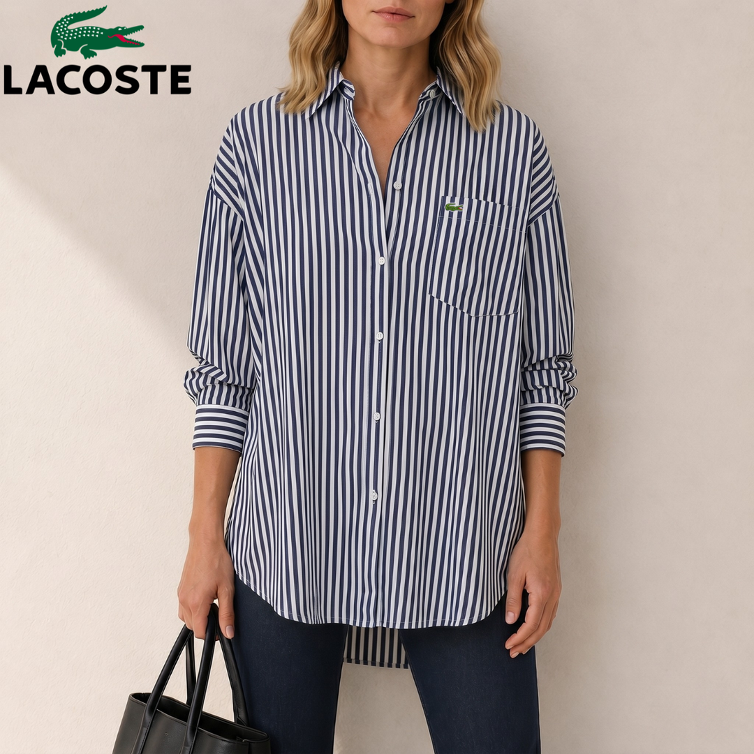 Coastal Stripe Button Shirt || Clearance Sale