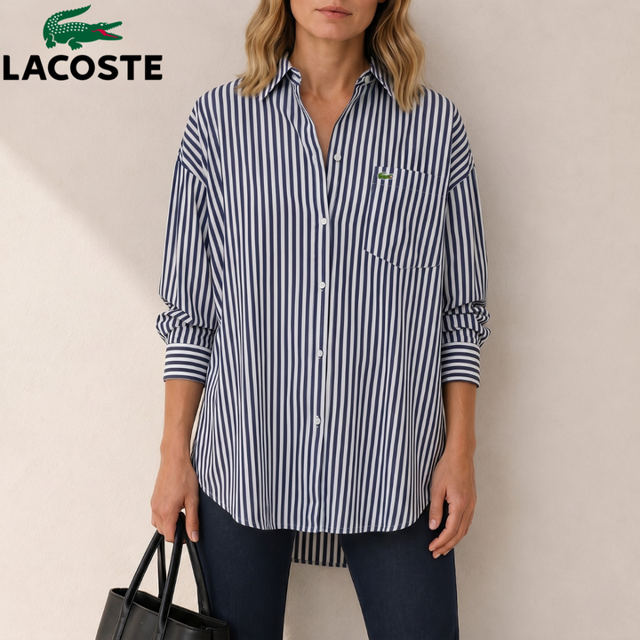 Coastal Stripe Button Shirt || Clearance Sale