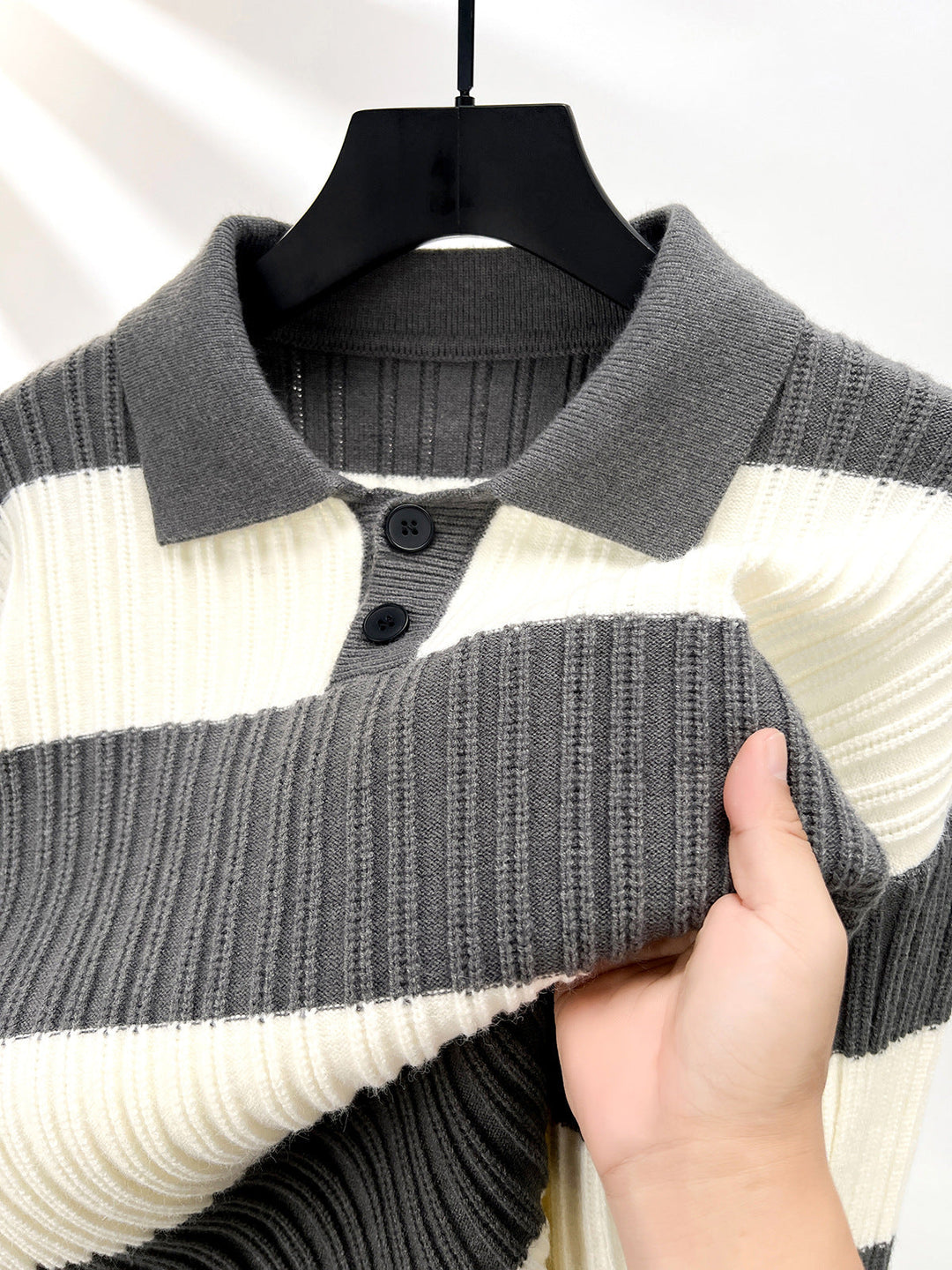 MONTEREY CLASSIC STRIPED KNIT POLO