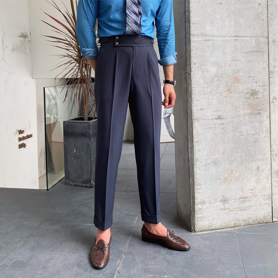 MILANO HIGH-WAIST TROUSERS