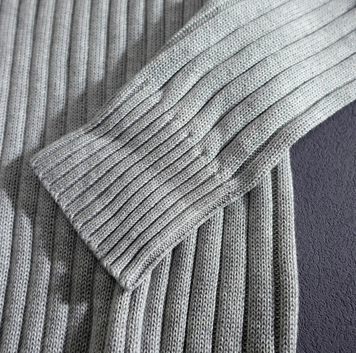 MASSIMO MERINO ZIP CARDIGAN
