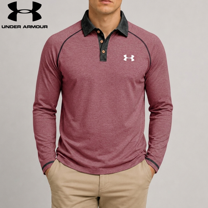 Long Sleeve Polo || Clearance Sale