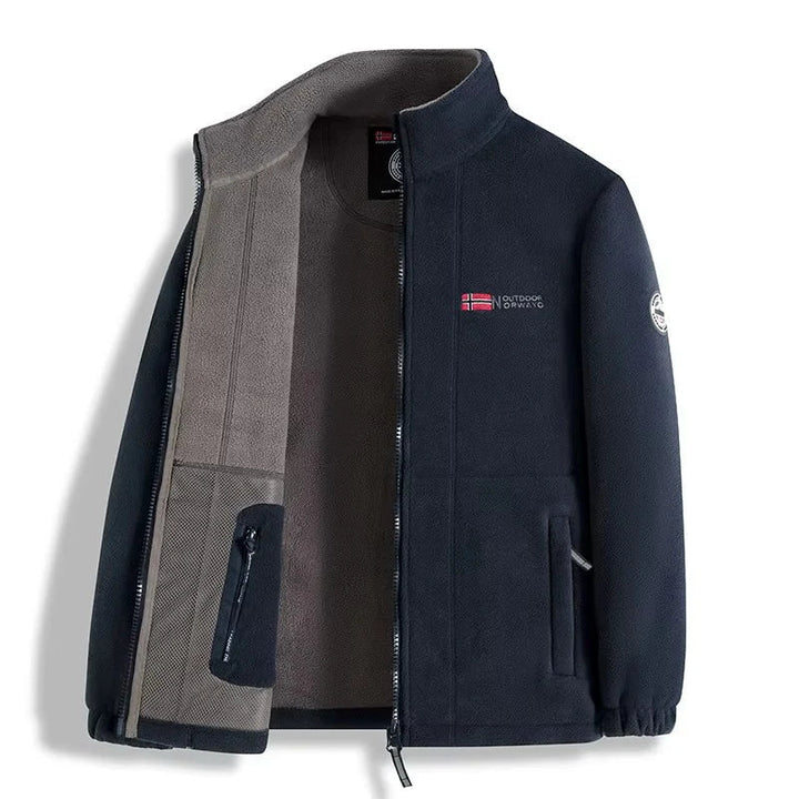 Men’s Full-Zip Thermal Fleece Jacket || CLearance Sale