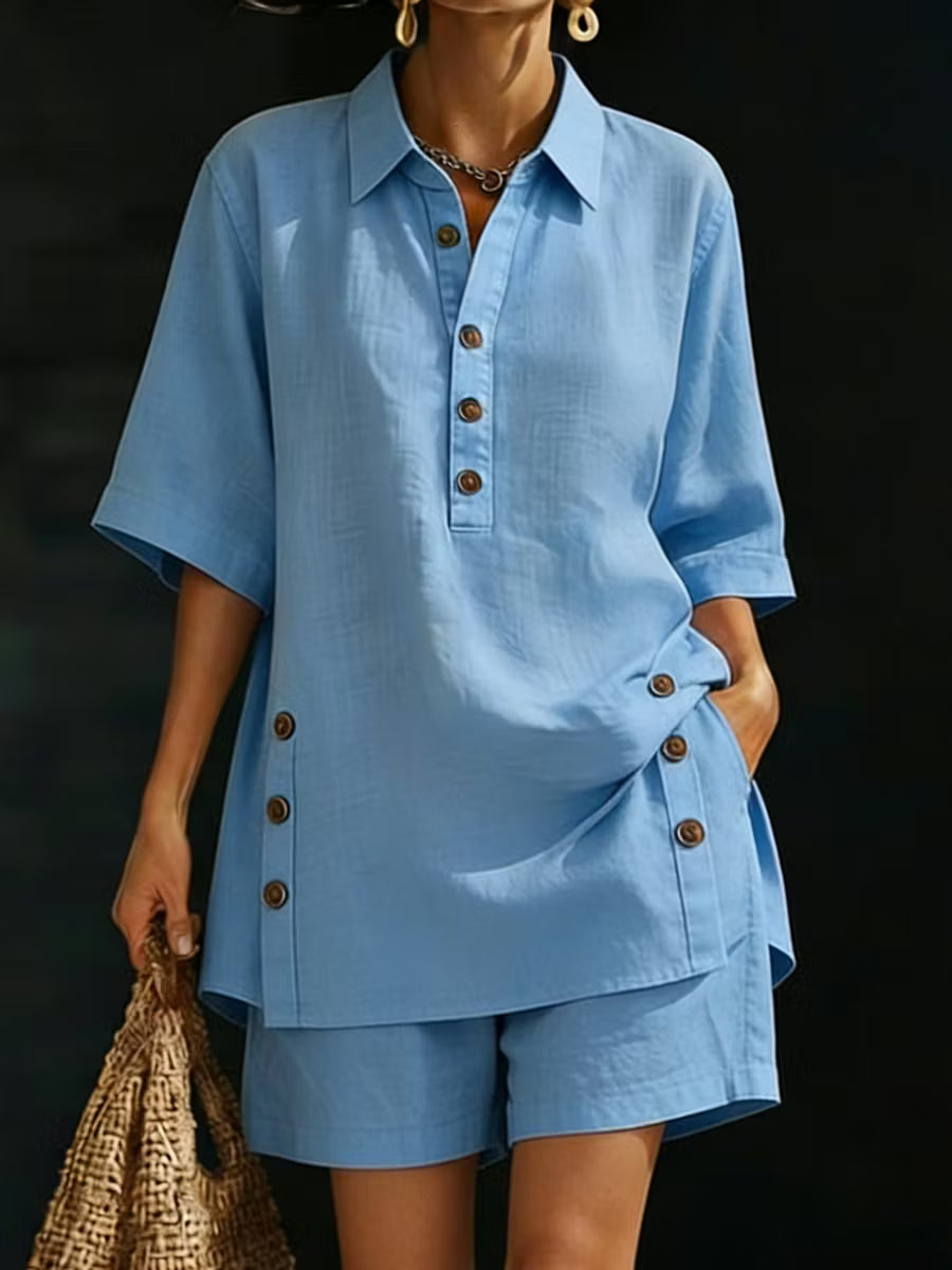 Charlotte™ Relaxed Linen Two-Piece Set