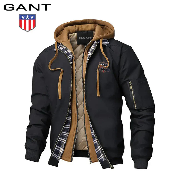 Stylish Bomber Jacket with Hoodie || Clearance Sale